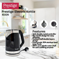Prestige Electric Kettle 1.8 Ltr 1500W, PR81526