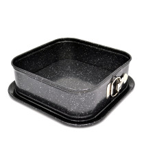 Prestige Granite 9 Inch Square Springform Pan, PR48762, Black