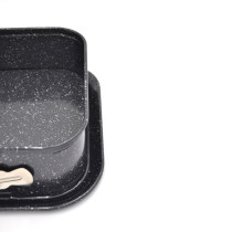 Prestige Granite 9 Inch Square Springform Pan, PR48762, Black