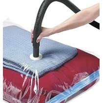 Yu Well Vacuum Storage Bag Space Saver Pressure Bag For Storing Clothes Beddings Towels Reusable And Wear Resistant, 60 x 80Cm, Pack Of 6