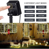 Yu Well Solar Powered Fairy Lights, 20 Miter, Fairy, 2 Pack, Warm White