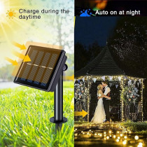 Yu Well Solar Powered Fairy Lights, 20 Miter, Fairy, 2 Pack, Warm White