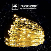 Yu Well Solar Powered Fairy Lights, 20 Miter, Fairy, 2 Pack, Warm White