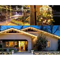 Yu Well Solar Powered Fairy Lights, 20 Miter, Fairy, 2 Pack, Warm White