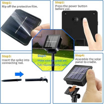 Yu Well Solar Powered Fairy Lights, 10 Miter, Fairy, 2 Pack, Warm White