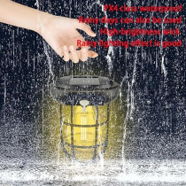 Yu Well Solar Portable Motion Sensor Wall Hanging Lantern For Outdoor Lighting And Camping, Solar Hanging, 1 Piece