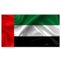 Yu Well UAE Flag For National Day Celebration, 2 Piece Size, 1M X 2M