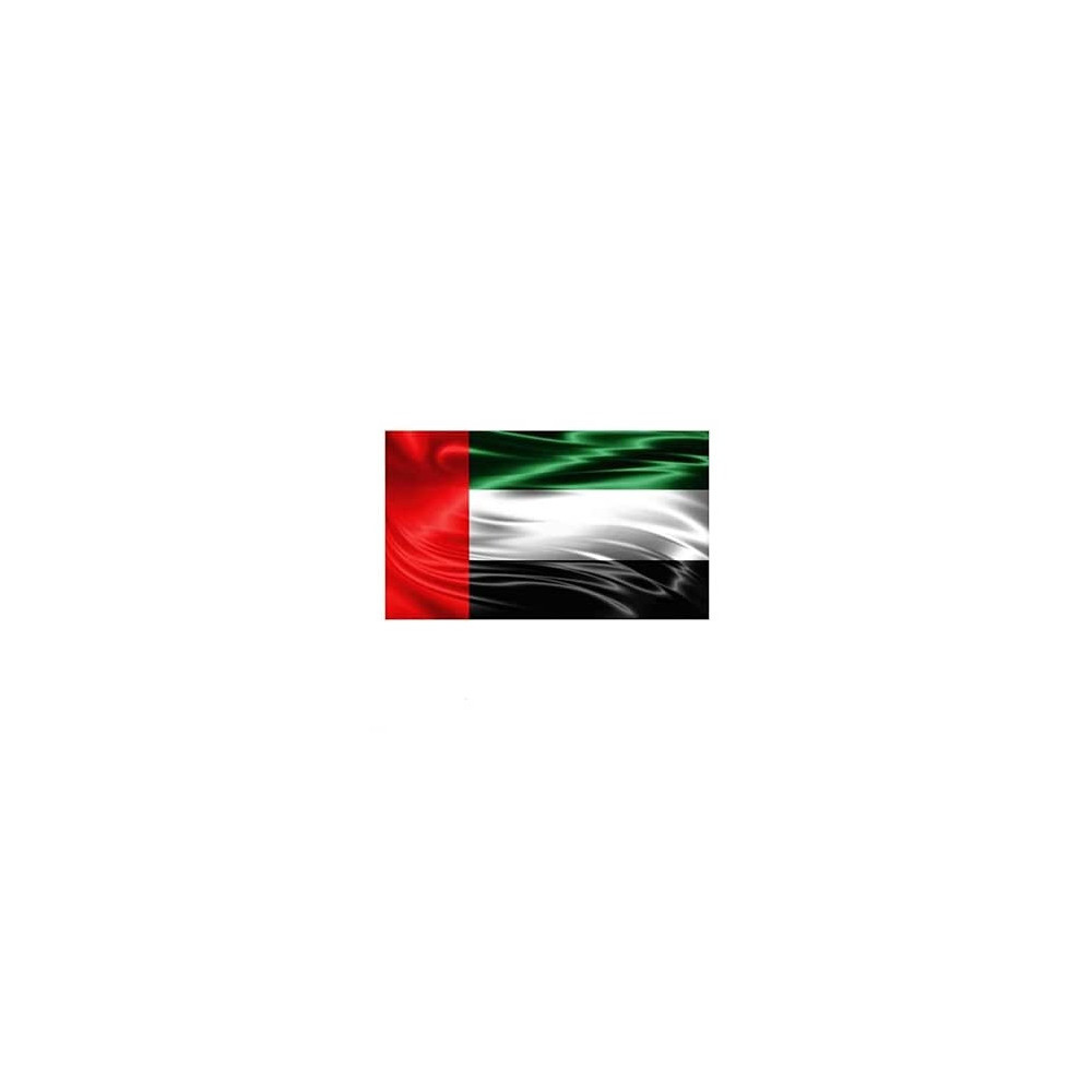 Yu Well UAE Flag For National Day Flag Day Celebration Pack Of 2, Size 2.5M X 10M