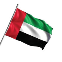 Yu Well UAE Flag For National Day Flag Day Celebration, 2 Piece, Size 60Cm X 90Cm