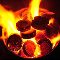 Yu Well 1 Pack Of 100 Pieces/10 Roll Quick Lighting Charcoal Briquettes For Hukkah, Sheesha, Bbq Grill Preparation Long Lasting For Bakhoor And Incense Burning