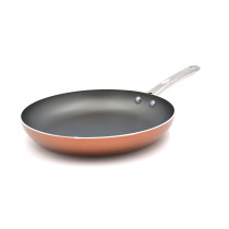 Prestige Ultra 21Cm/8.25 Inch, Frypan With Pan Holder, Orange, PR22606