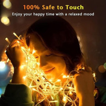 Yu Well Led Fairy Light, 17 Meter, 200 Led, Warm White