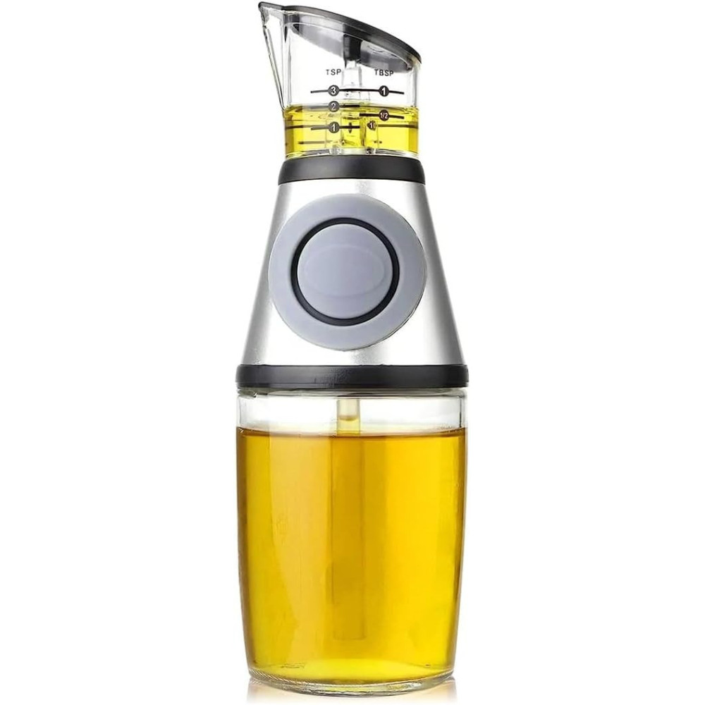 Yu Well Glass Spray Bottle, Olive Oil Sprayer, For Bbq, Salad, Baking, Grilling, 500Ml
