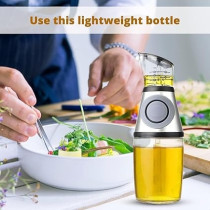 Yu Well Glass Spray Bottle, Olive Oil Sprayer, For Bbq, Salad, Baking, Grilling, 500Ml