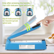 Yu Well Electric Hand Impulse Heat Sealer Sealing Packaging Machine For Plastic Packet Pouch Bag Polybag, 8Inch/20Cm