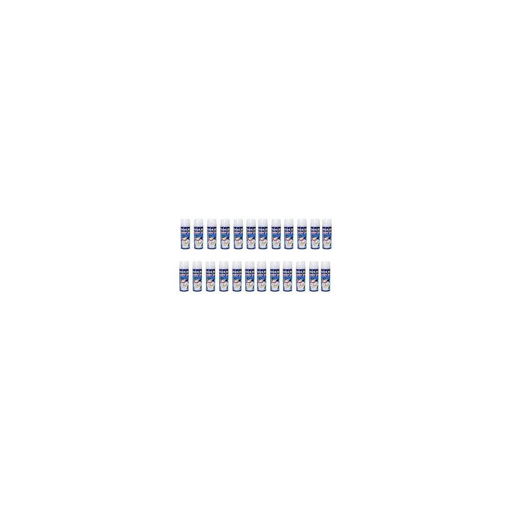 Yu Well Crazy Snow Spray For Christmas Tree Decoration Birthday Festival Party Celebrations, 24Pc-250Ml