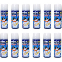 Yu Well Crazy Snow Spray For Christmas Tree Decoration Birthday Festival Party Celebrations, 12Pc-250Ml