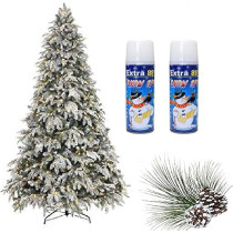 Yu Well Crazy Snow Spray For Christmas Tree Decoration Birthday Festival Party Celebrations, 12Pc-250Ml