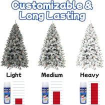 Yu Well Crazy Snow Spray For Christmas Tree Decoration Birthday Festival Party Celebrations, 12Pc-250Ml