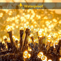 Yu Well Led Fairy Lights Warm White 500Leds, IP44 Waterproof Pure Copper Wire, 8 Modes With Memory Function, Outdoor And Indoor Fairy Lights For Christmas, Halloween, Garden, Wedding, Party, 18M