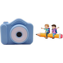Yu Well Kids Camera Gifts With Soft Silicone Shell For 4 To 8 Year Old Kids, Blue