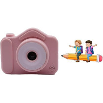 Yu Well Kids Camera Gifts With Soft Silicone Shell For 4 To 8 Year Old Kids, Pink