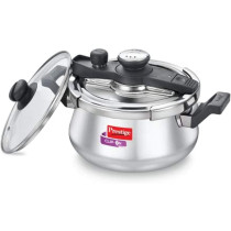 Prestige Svachh Clip-on 5 Litre Stainless Steel Pressure Handi, Silver, MPCH20233