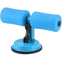 Yu Well Suction Sit Up Floor Bar With Strong Suction Cup For Men And Women Portable 3 Level Adjustable Gym Equipment For Home And Gym Workout, Blue