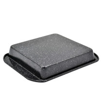 Prestige Granite Square Cake Pan 9 Inch, Nonstick Professional Bakeware Mould, Black, PR48758