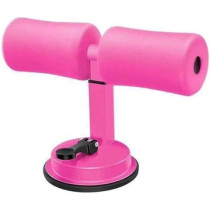Yu Well Suction Sit Up Floor Bar With Strong Suction Cup For Men And Women Portable 3 Level Adjustable Gym Equipment For Home And Gym Workout, Pink
