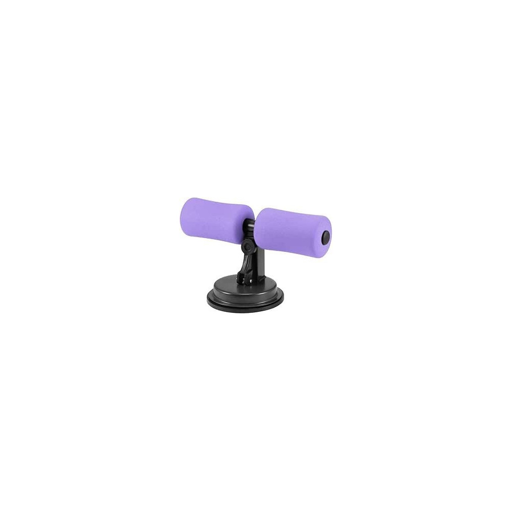 Yu Well Suction Sit Up Floor Bar With Strong Suction Cup For Men And Women Portable 3 Level Adjustable Gym Equipment For Home And Gym Workout, Purple