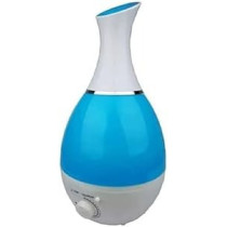 Yu Well 30 Watts Ultrasonic Humidifier Top Fill Colour Changing Humidifier Cool Steam, Blue/White, 2.6 Litre