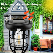 Yu Well Solar Portable Motion Sensor Wall Hanging Lantern For Outdoor Lighting And Camping, Solar Hanging, 4 Pieces