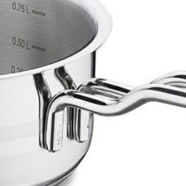 Korkmaz Astra Saucepan, 16 cm Size, 2 Liter Capacity, Silver, KA2047