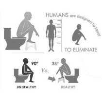 Yu Well Non Slip Bathroom Toilet Stool Toilet Foot Stool For Better Bowel Movement, White And Pink, 1