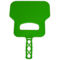 Yu Well Barbecue Blower-Hand Fan Green, Plastic, 2 Pieces