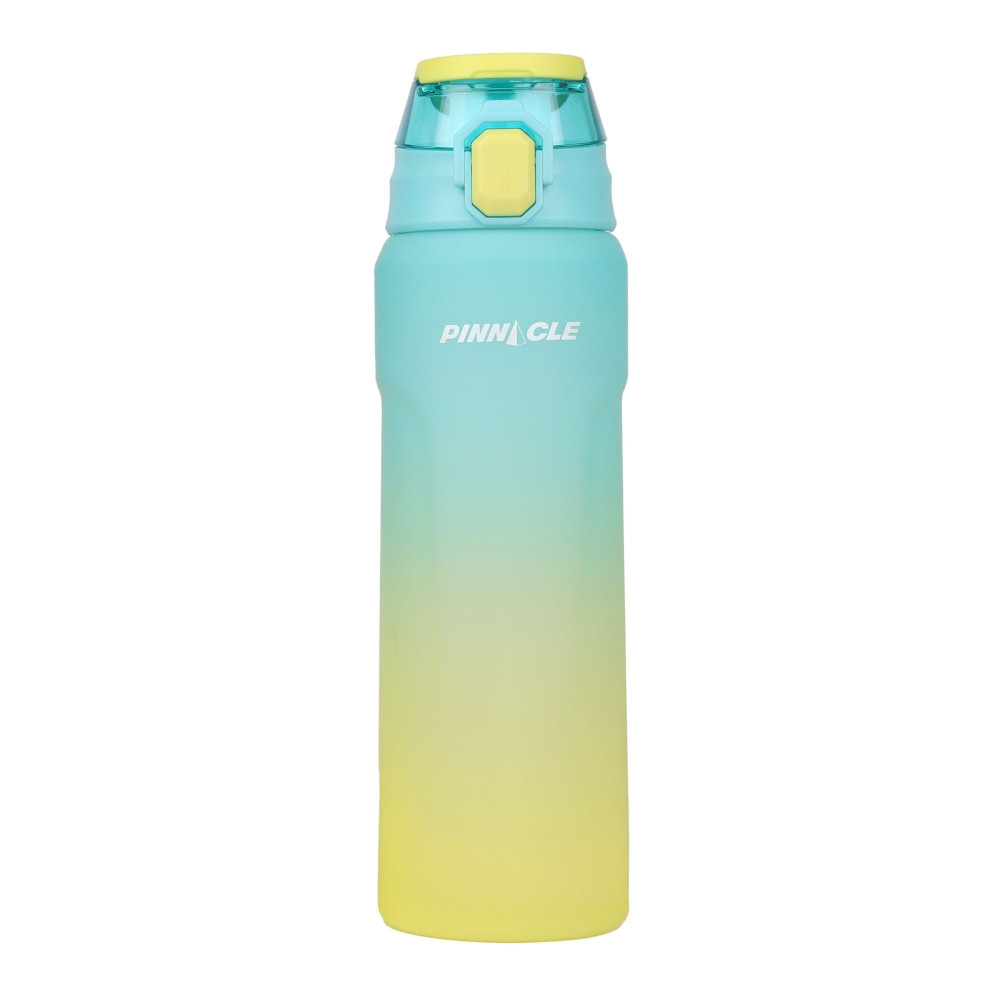 Winsor Pinnacle Wave Hydration Bottle 750Ml, Leak-Proof Water Bottle with Protein Shaker Ideal for Gym, School, and Outdoor Sports, Blue/Yellow, WPHY-B-1013