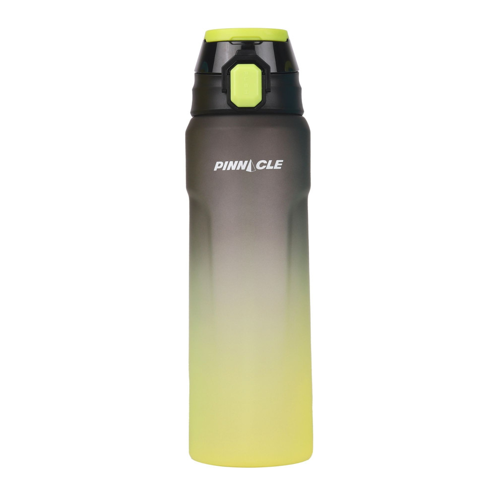 Winsor Pinnacle Wave Hydration Bottle 750Ml, Leak-Proof Water Bottle with Protein Shaker, Ideal for Gym, School, and Outdoor Sports, Black/Yellow, WPHY-BL-1015