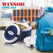 Winsor Pinnacle Prime Lunch Box 600Ml, Tiffin Hot Box For Kids Stainless Steel Portable Insulated Lunch Box For Office With Assorted Color, WPR2004