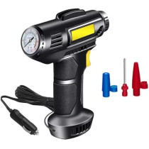 Yu Well Portable Tire Inflator Long Cable For Car, Bicycle, Motorcycle, Air Boat And Other Inflatables, Analog