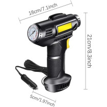 Yu Well Portable Tire Inflator Long Cable For Car, Bicycle, Motorcycle, Air Boat And Other Inflatables, Analog