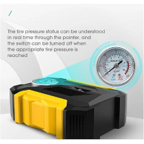 Yu Well Portable Tire Inflator Long Cable For Car, Bicycle, Motorcycle, Air Boat And Other Inflatables, Gauge