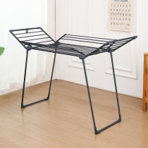 Winsor Cloth Drying Foldable Stand 21 Meters Strong And Durable Tubes With Rust Proof Powder Coating Clothes Dryer Drying Stand Laundry Heavy Duty Clothing Racks, WR80826, Black