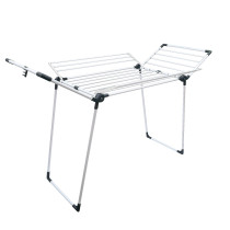 Winsor Cloth Drying Foldable Stand, 21 Meters Strong And Durable Tubes With Rust Proof Powder Coating Clothes Dryer Drying Stand Laundry Heavy Duty Clothing Racks, WR80827, White