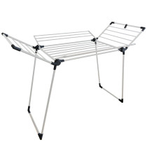 Winsor Cloth Drying Foldable Stand, 21 Meters Strong And Durable Tubes With Rust Proof Powder Coating Clothes Dryer Drying Stand Laundry Heavy Duty Clothing Racks, WR80827, White