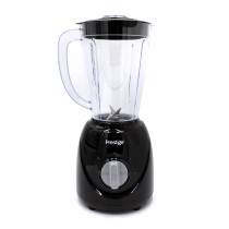 Prestige 2 in 1 Stand Blender 1.5 Ltr 400W, Blender with Grinder Mills Stainless Steel Blades and Two Pulse Control for Fine and Grinding of Coffee Herbs, Black, PR81530