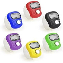 Yu Well 5 Digit Electronic Digital Tally Counter With Reset Button Handheld Led Display, 4