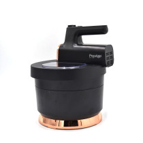 Prestige Stand Mixer with Spillage Proof Bowl Lid 300W, Quick Mixer with Plastic Bowl Viewing Egg Beater Hand and Stand Mixer Bowl Combo, Black, PR81531