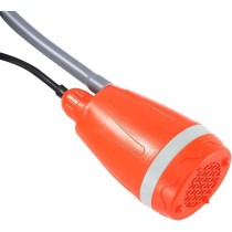 Yu Well Portable Outdoor Shower Battery Powered Compact Handheld Rechargeable Camping Showerhead, Orange/Grey