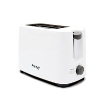 Prestige Toaster 2 Slice Bread Toaster Machine with 7 Settings Adjustable Browning Control Cancel Function Removable Crumb Tray Automatic Pop Up, 700w, White, PR81533